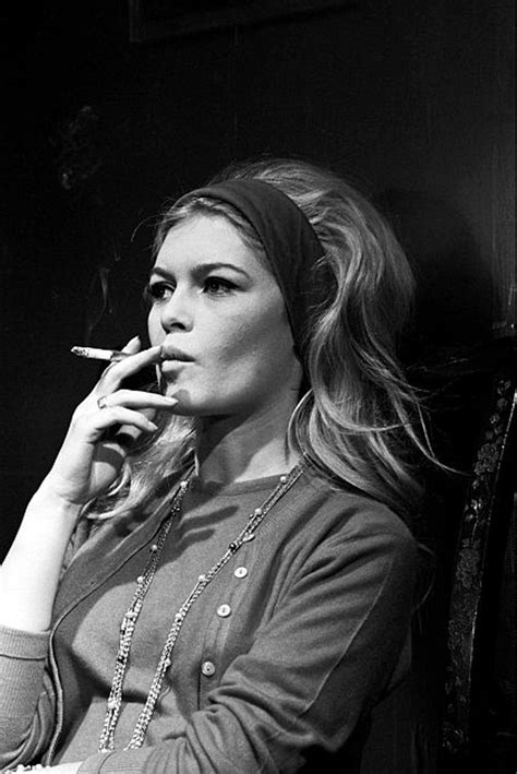 brigitte bardot smoking cigarette.